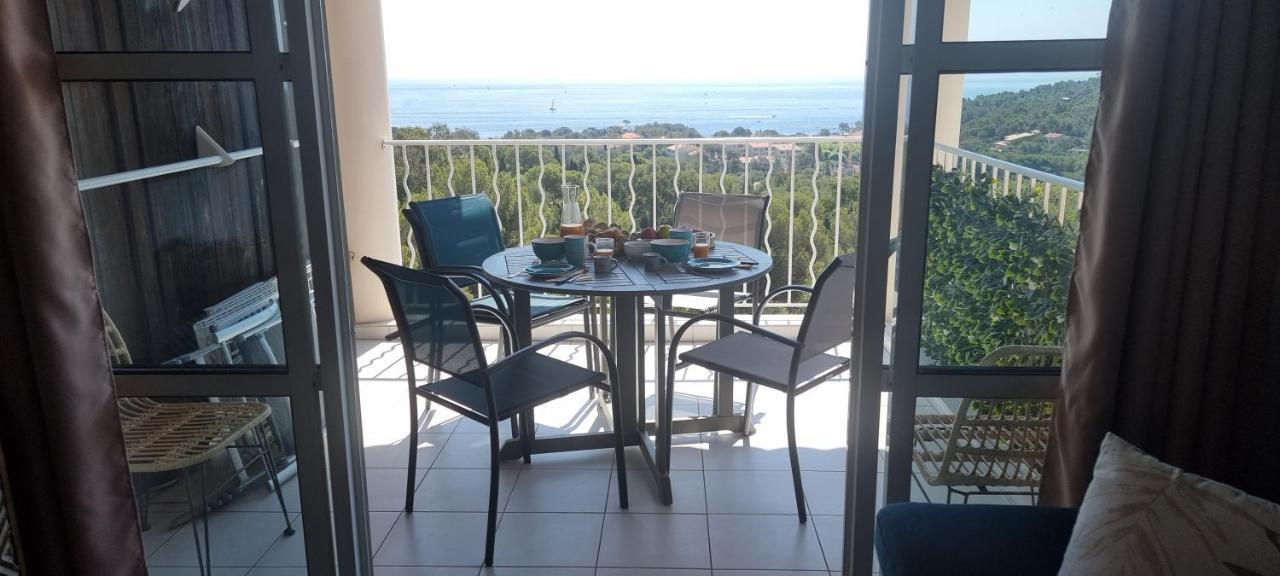 Agay Cap Esterel Le Hameau F2 Clim Plein Sud Dernier Etage Magnifique Vue Mer Сен-Рафаэль Экстерьер фото
