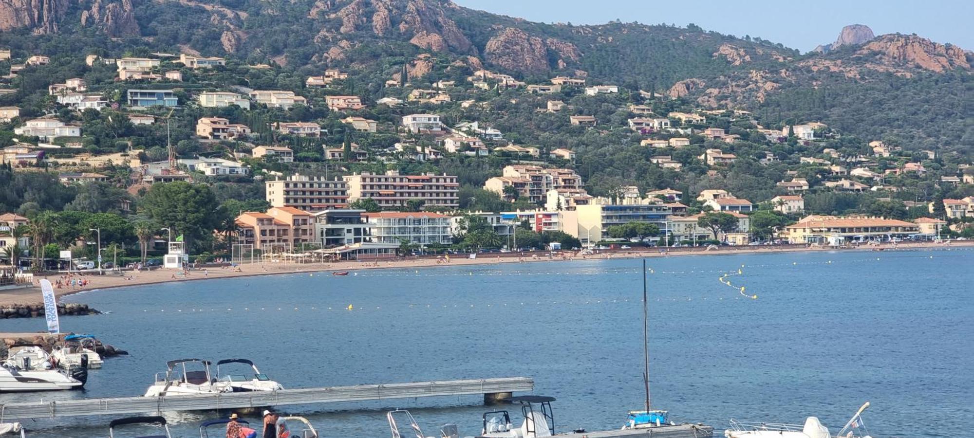 Agay Cap Esterel Le Hameau F2 Clim Plein Sud Dernier Etage Magnifique Vue Mer Сен-Рафаэль Экстерьер фото