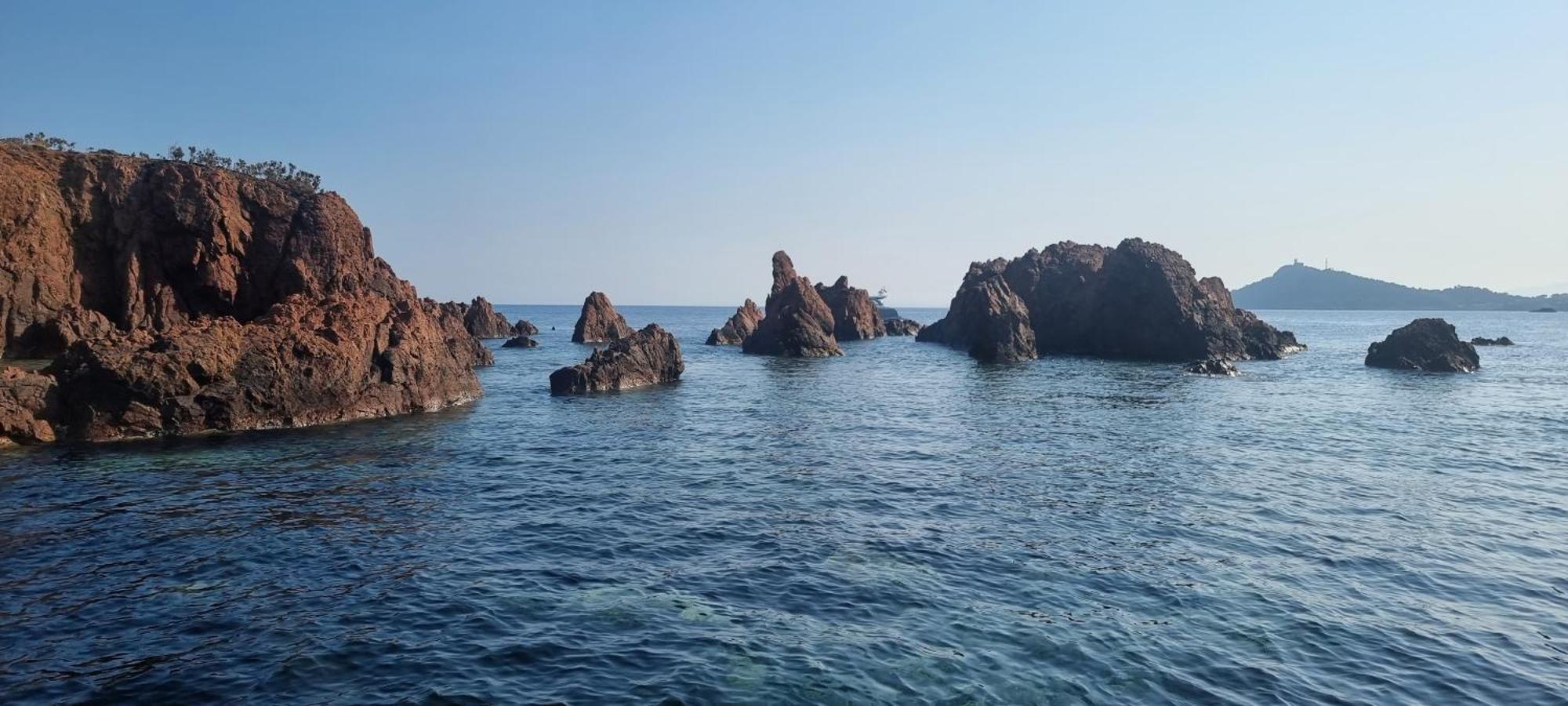 Agay Cap Esterel Le Hameau F2 Clim Plein Sud Dernier Etage Magnifique Vue Mer Сен-Рафаэль Экстерьер фото
