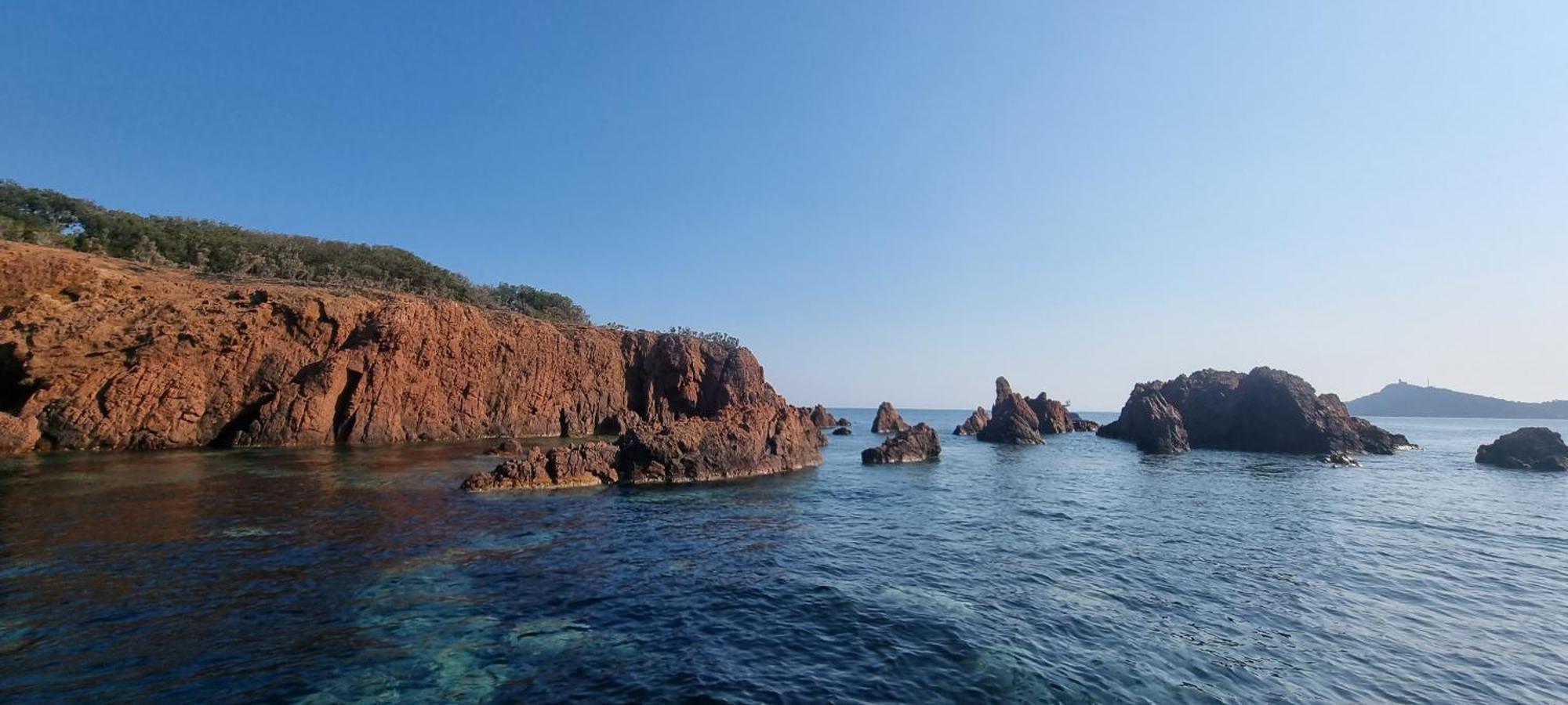 Agay Cap Esterel Le Hameau F2 Clim Plein Sud Dernier Etage Magnifique Vue Mer Сен-Рафаэль Экстерьер фото