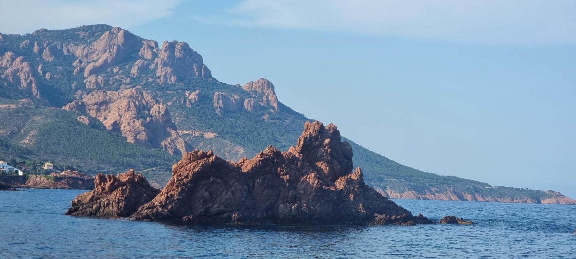 Agay Cap Esterel Le Hameau F2 Clim Plein Sud Dernier Etage Magnifique Vue Mer Сен-Рафаэль Экстерьер фото