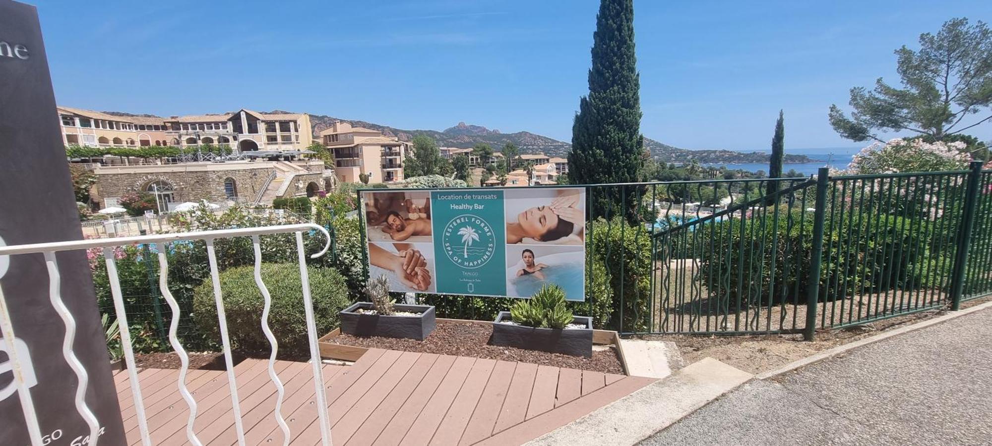Agay Cap Esterel Le Hameau F2 Clim Plein Sud Dernier Etage Magnifique Vue Mer Сен-Рафаэль Экстерьер фото