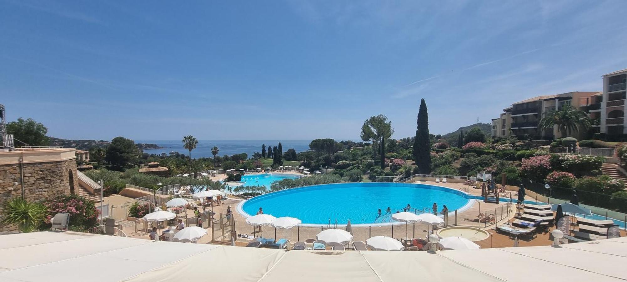 Agay Cap Esterel Le Hameau F2 Clim Plein Sud Dernier Etage Magnifique Vue Mer Сен-Рафаэль Экстерьер фото
