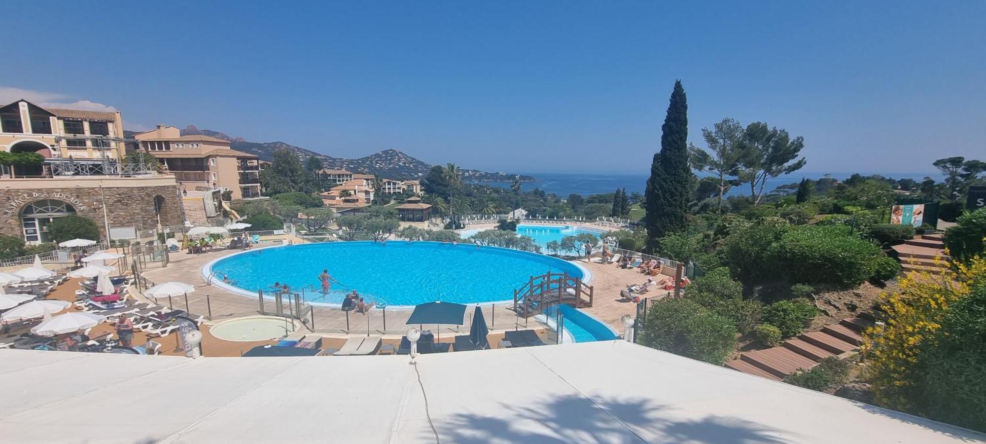 Agay Cap Esterel Le Hameau F2 Clim Plein Sud Dernier Etage Magnifique Vue Mer Сен-Рафаэль Экстерьер фото