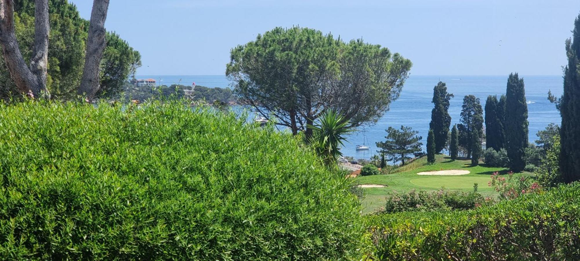 Agay Cap Esterel Le Hameau F2 Clim Plein Sud Dernier Etage Magnifique Vue Mer Сен-Рафаэль Экстерьер фото