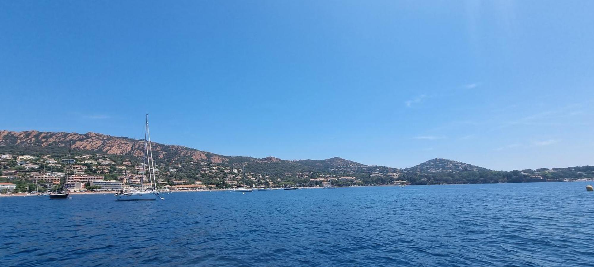 Agay Cap Esterel Le Hameau F2 Clim Plein Sud Dernier Etage Magnifique Vue Mer Сен-Рафаэль Экстерьер фото