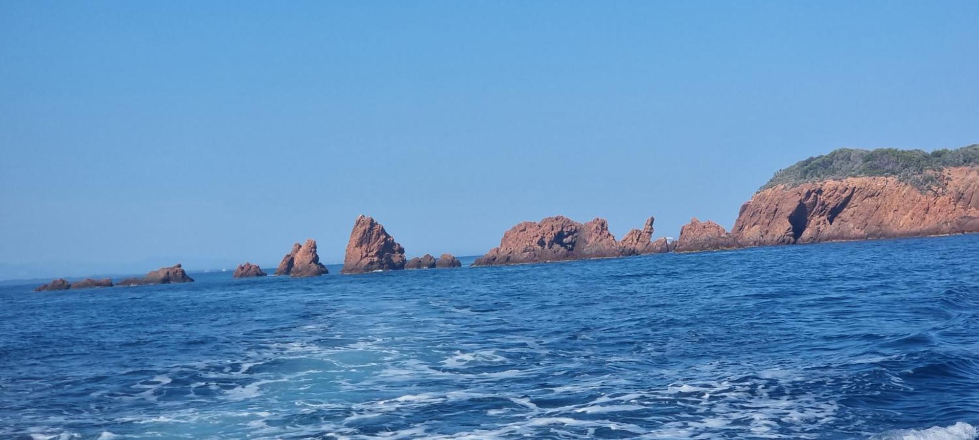 Agay Cap Esterel Le Hameau F2 Clim Plein Sud Dernier Etage Magnifique Vue Mer Сен-Рафаэль Экстерьер фото