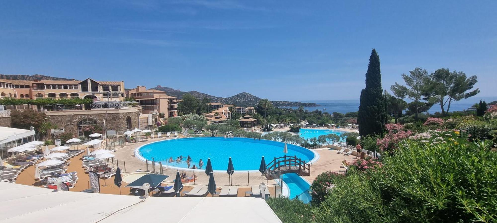 Agay Cap Esterel Le Hameau F2 Clim Plein Sud Dernier Etage Magnifique Vue Mer Сен-Рафаэль Экстерьер фото